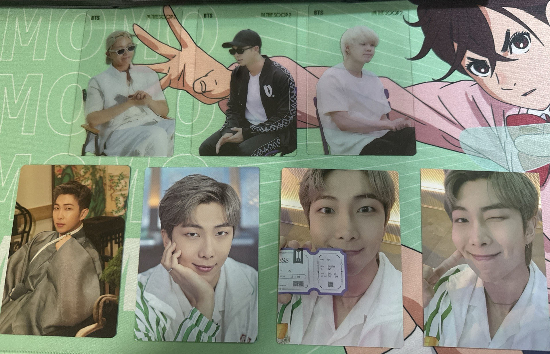 BTS RM SUGA JHOPE 小森林透卡 隨機卡