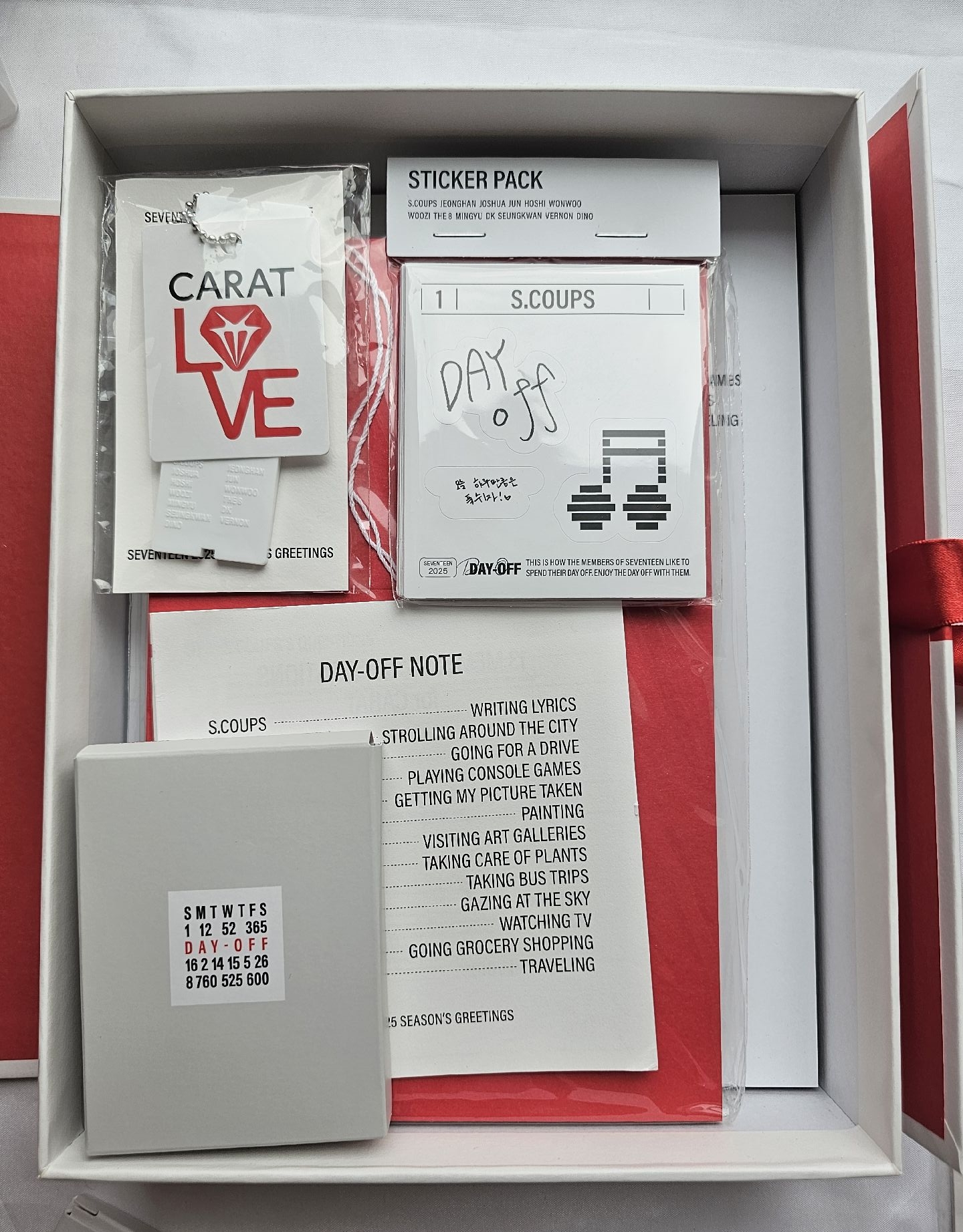 25年 年曆組、小卡