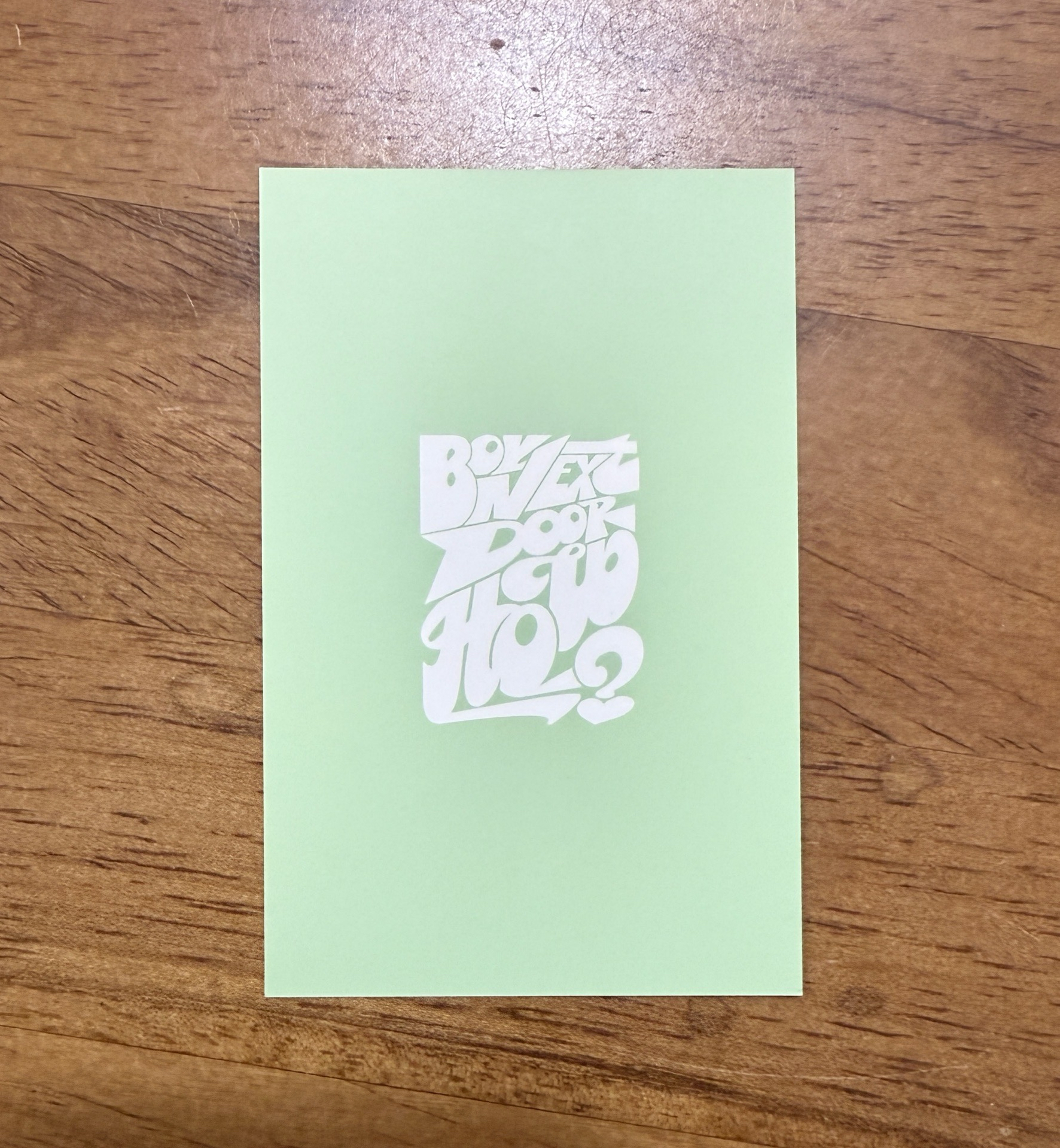 ❇️ HOW? 環球 單封特典卡 明宰鉉