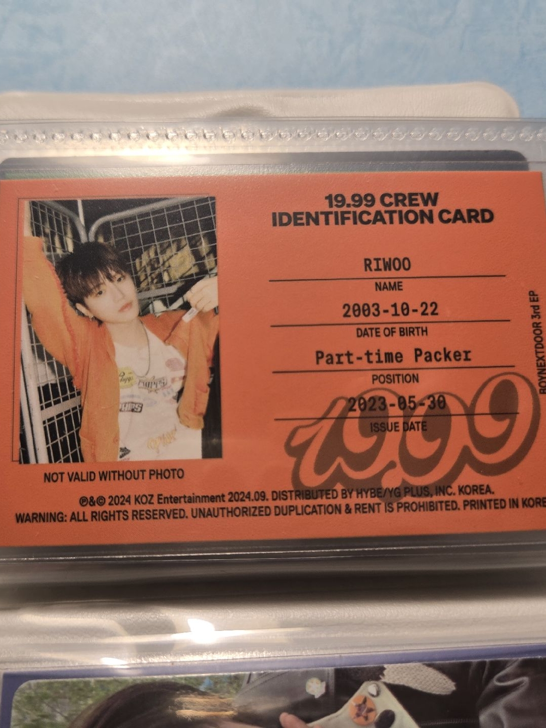 boynextdoor id卡一套