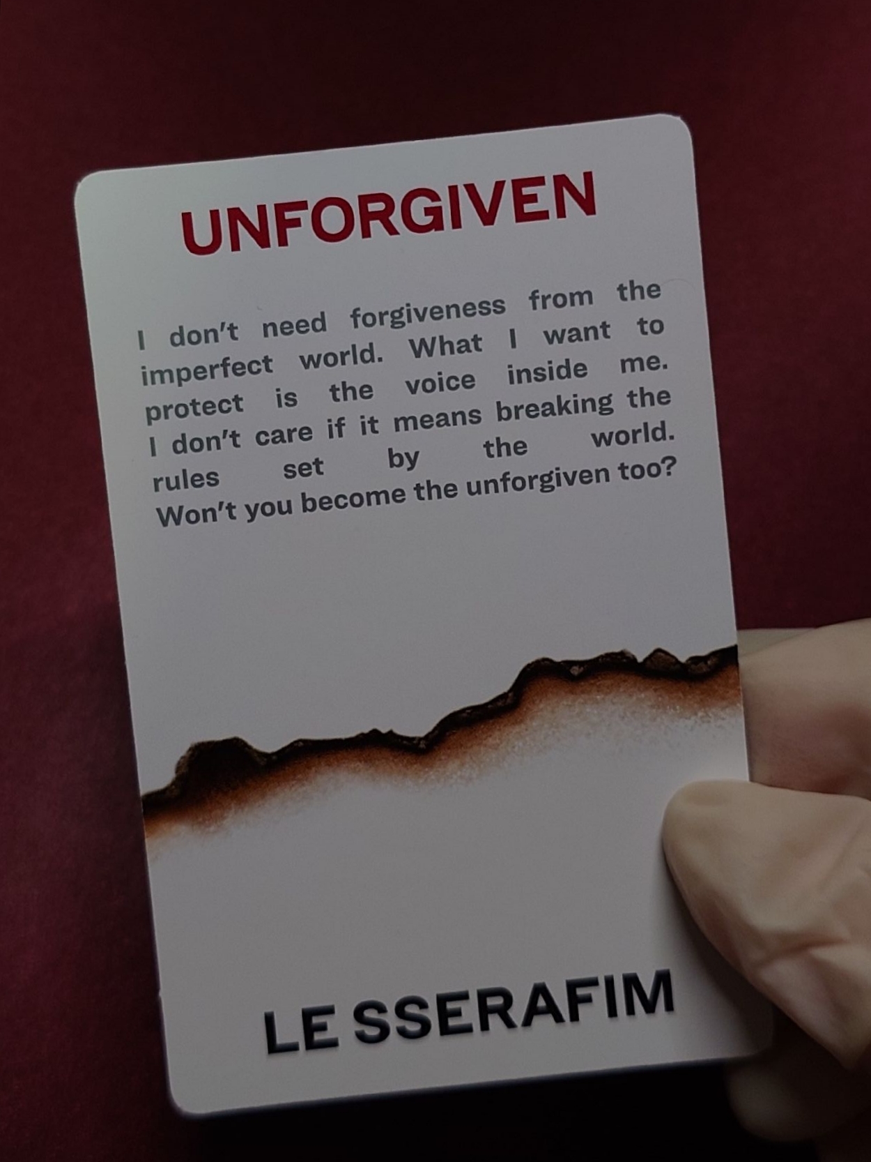 Unforgiven 專卡 yunjin