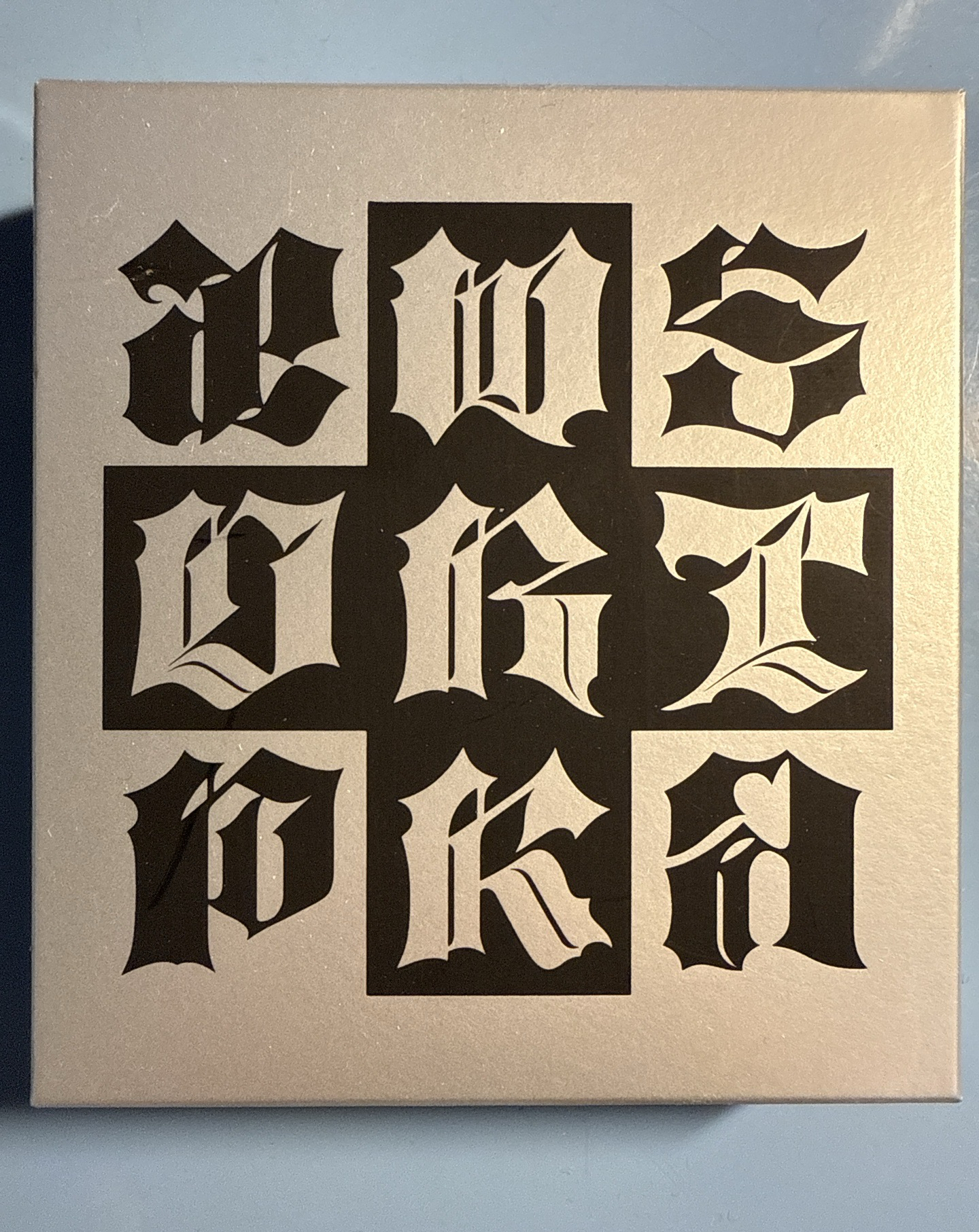 Dity work 鐵盒銀版空專