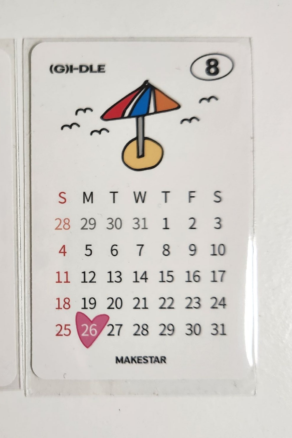 正規二MS1.0小娟 生日卡背