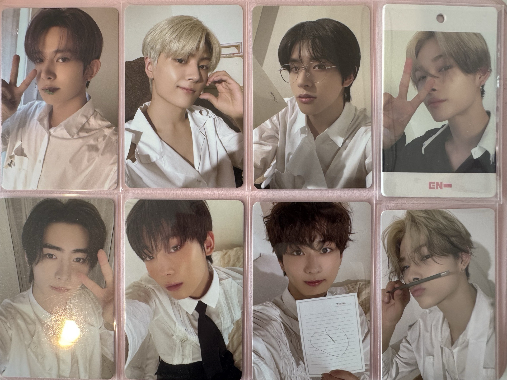 enhypen 24年曆小卡 套出