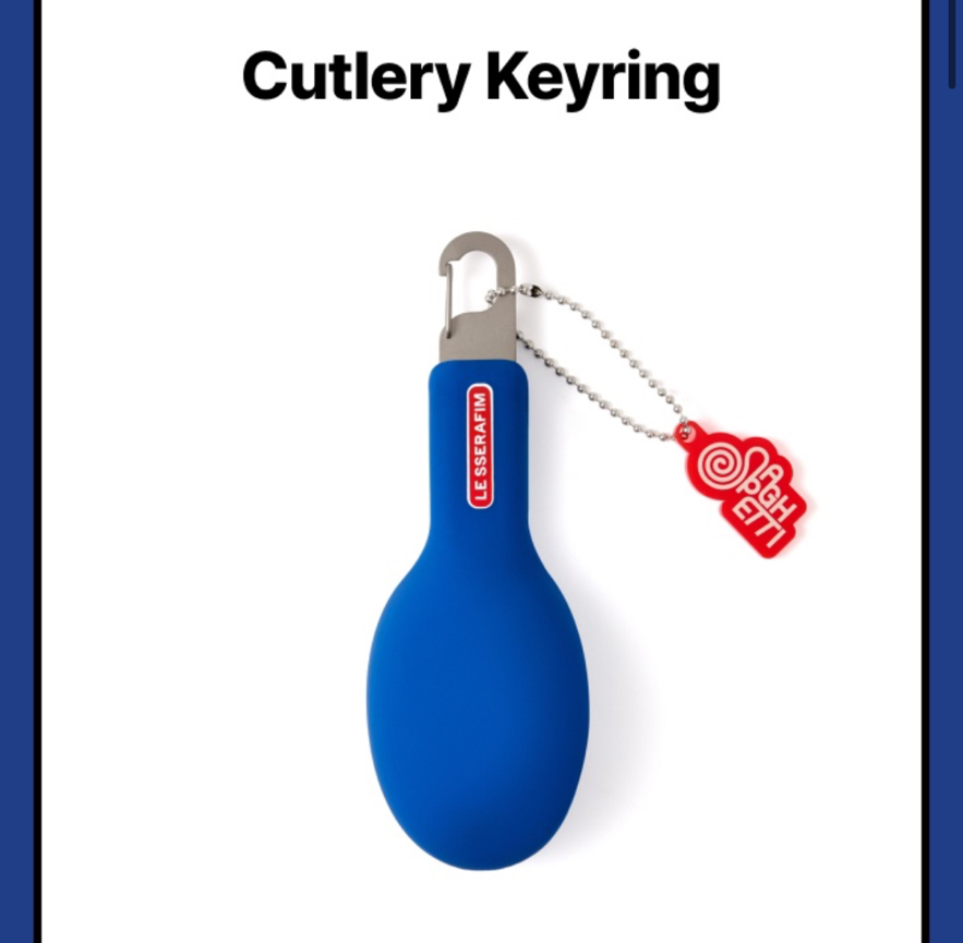 (預出）lesserafim spaghetti餐具組