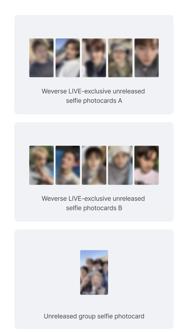 weverse live RELEASE PARTY 直播卡