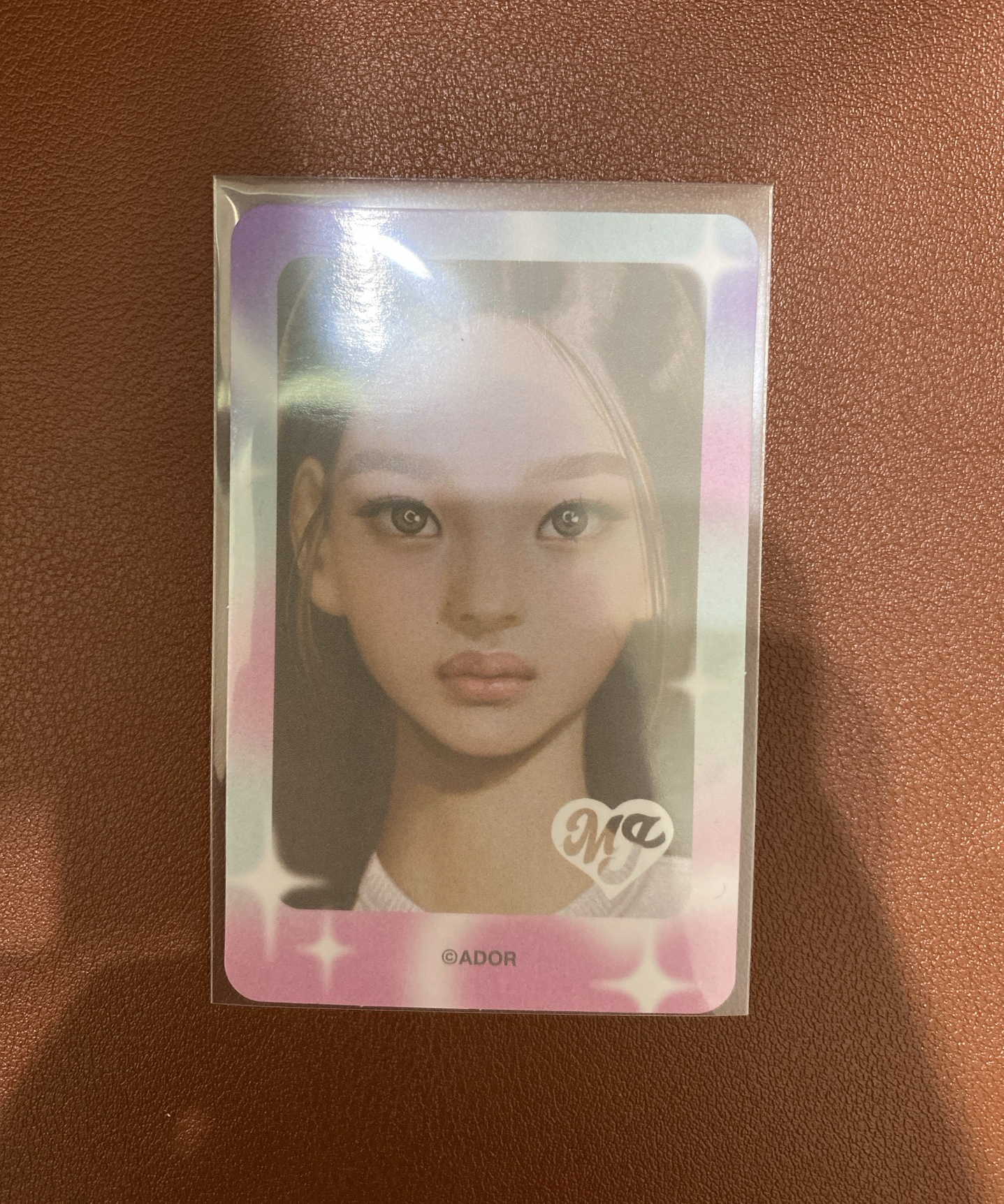 NewJeans Minji出道卡套卡