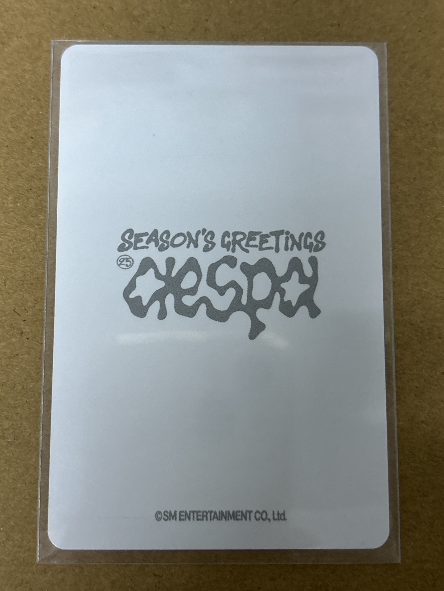 aespa Karina 柚子 隨機卡 2025年曆後續 B版柚