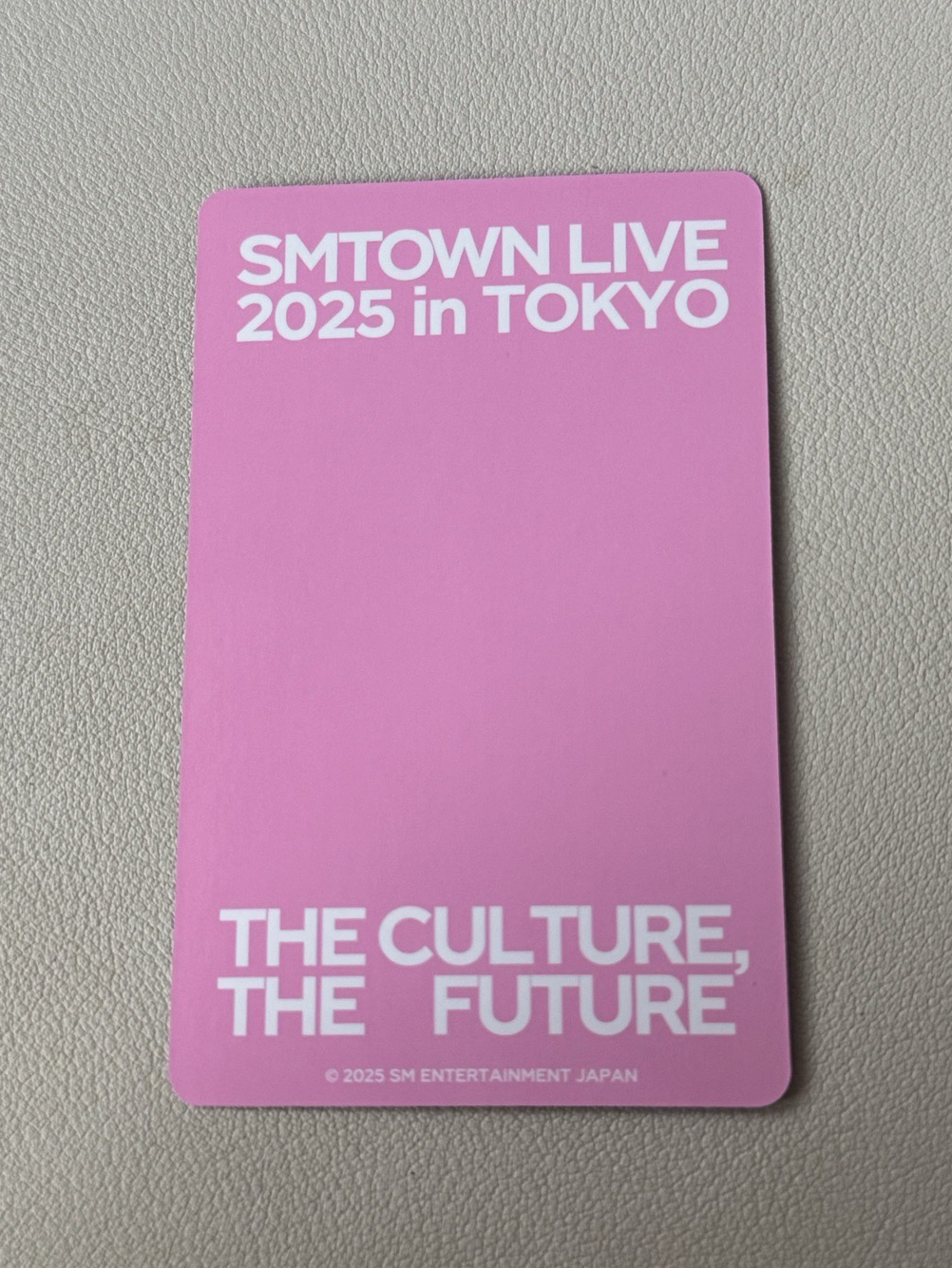 smtown 東京 東蛋隨機卡 way v肖俊