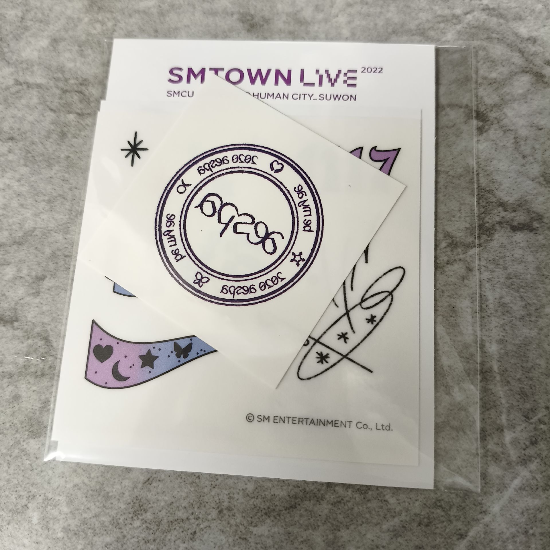 aespa SMTOWN LIVE2022刺青貼紙