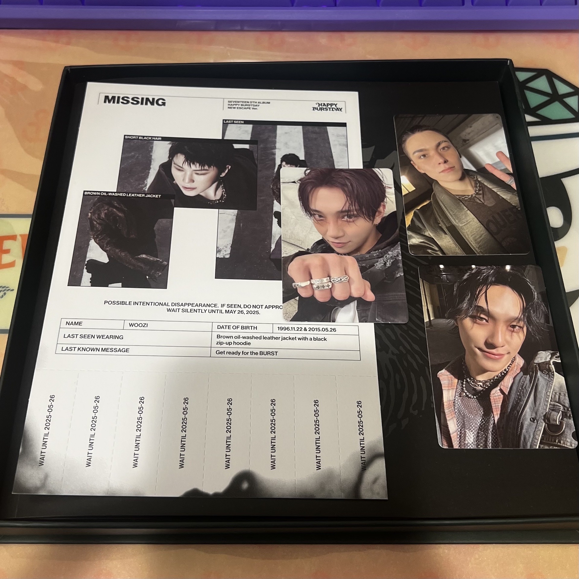 SEVENTEEN HAPPY BURSTDAY 正五 已拆專