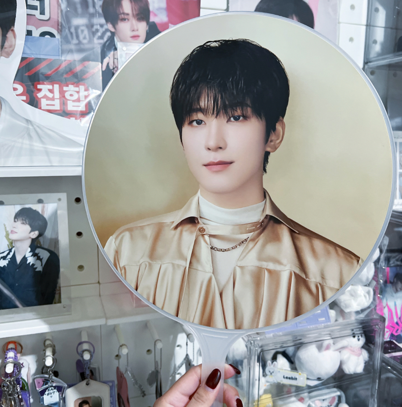 SEVENTEEN RIGHT HERE 扇子 圓