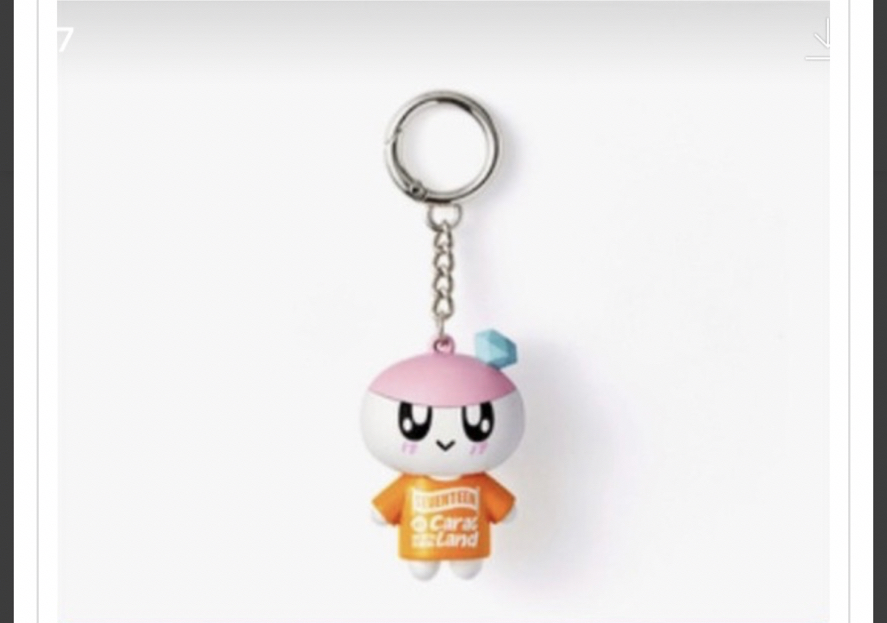 25克拉島迷你蹦蹦鑰匙圈