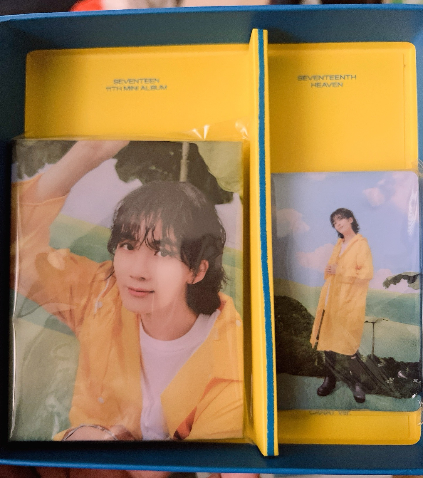 《漢》SEVENTEEN 迷11 seventeen 雨衣克拉盤空專