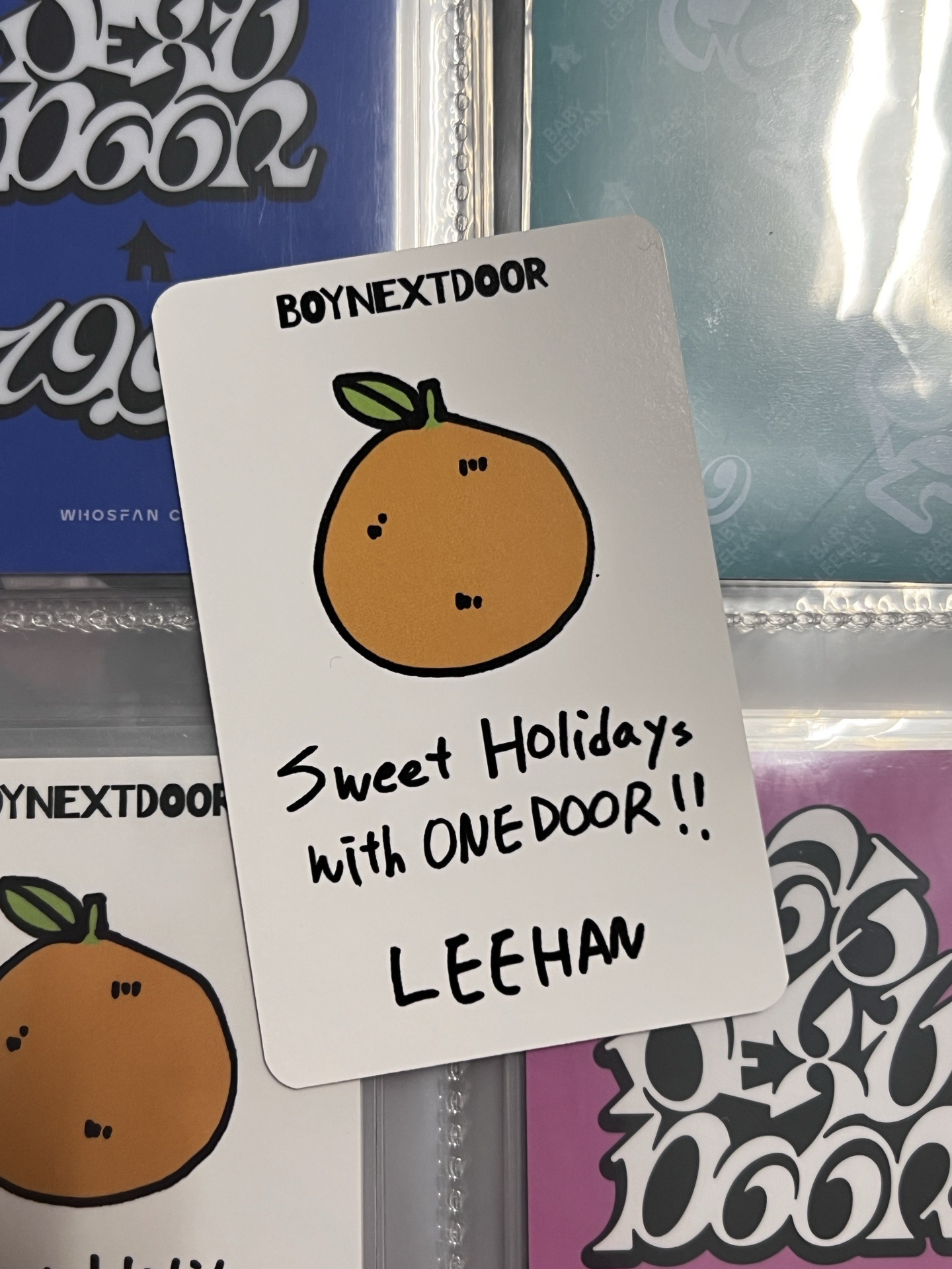 2024 SBS 歌謠大戰打歌卡 聖誕 💖LEEHAN