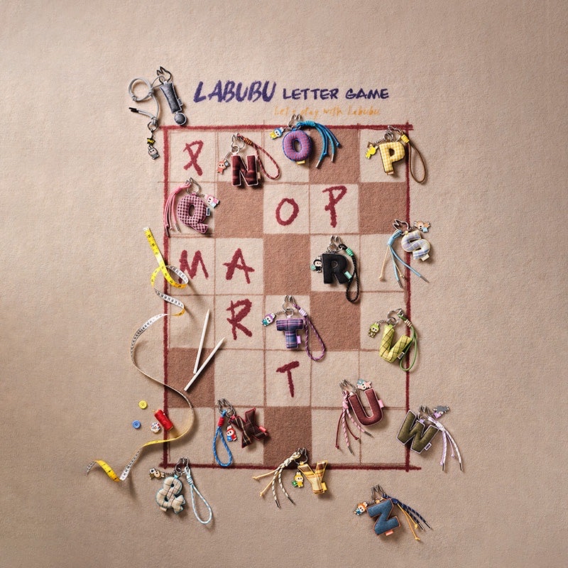 LABUBU【THE MONSTERS】PIN FOR LOVE - 字母掛件盲盒