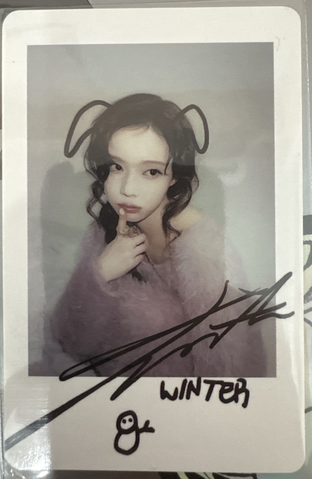 aespa Winter 雜誌卡