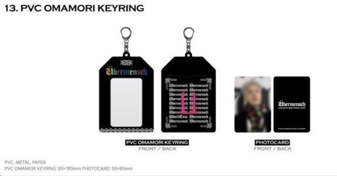 G-Dragon日本演唱會週邊 御守鑰匙圈+手燈小卡