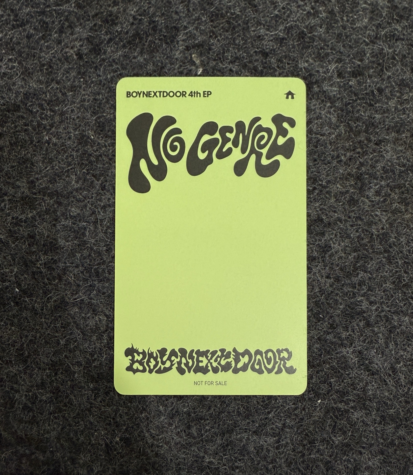 ❇️ No Genre HMV 預售特典卡 朴成淏