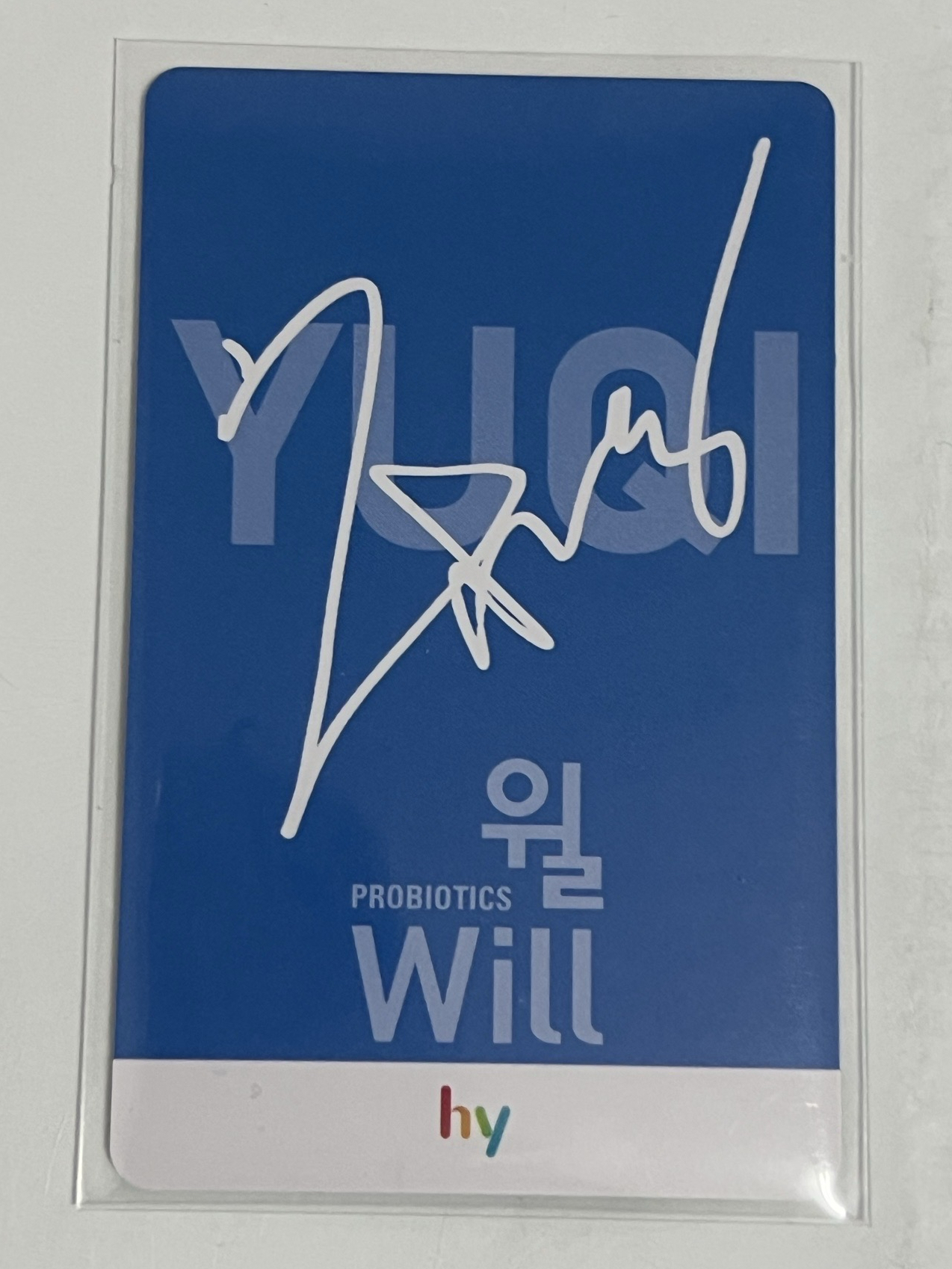 i-dle雨琦 謂乳代言卡 白衣款