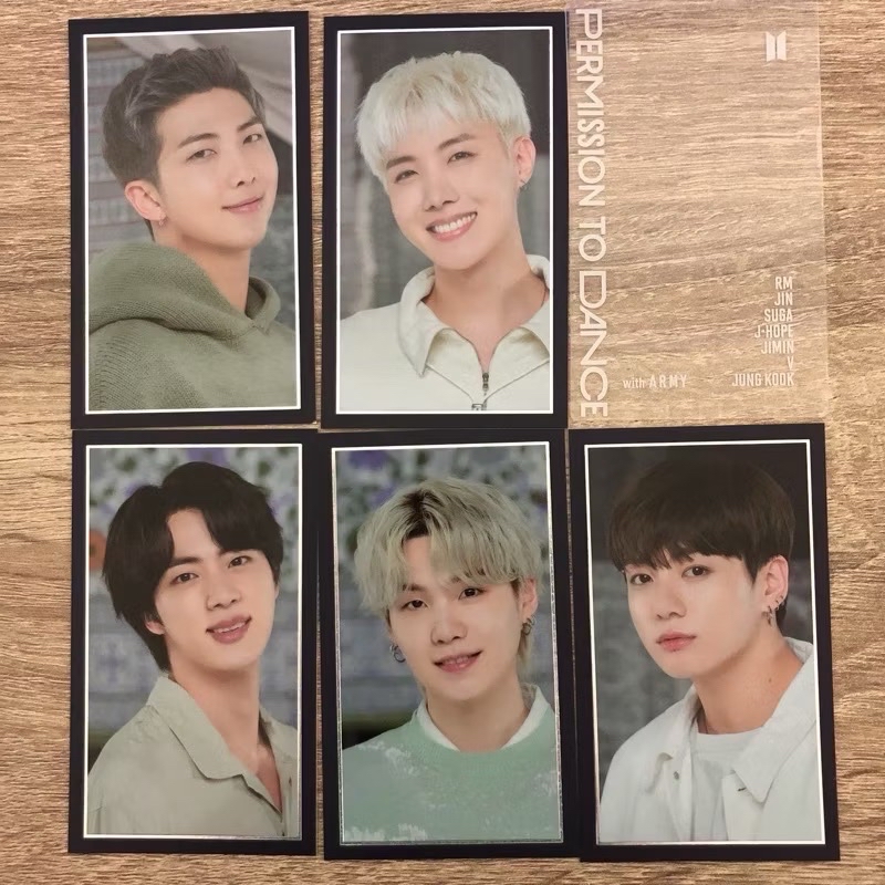 BTS 防彈少年團 PTD 首爾 訊息卡 /留言卡Permission to dance