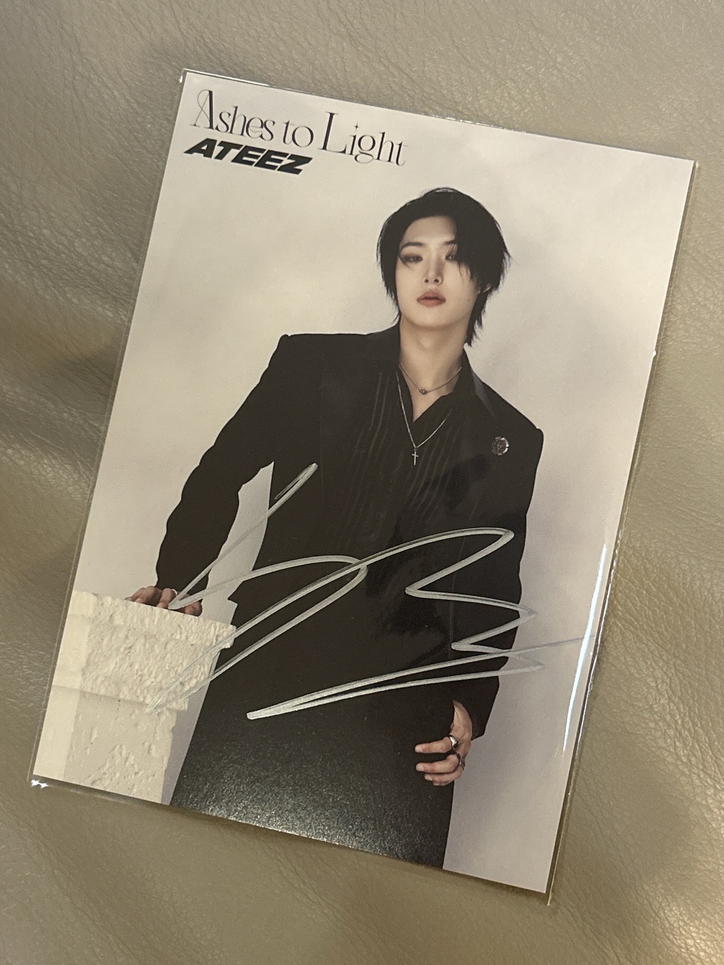 ateez日本線下活動 宋旼琦親簽