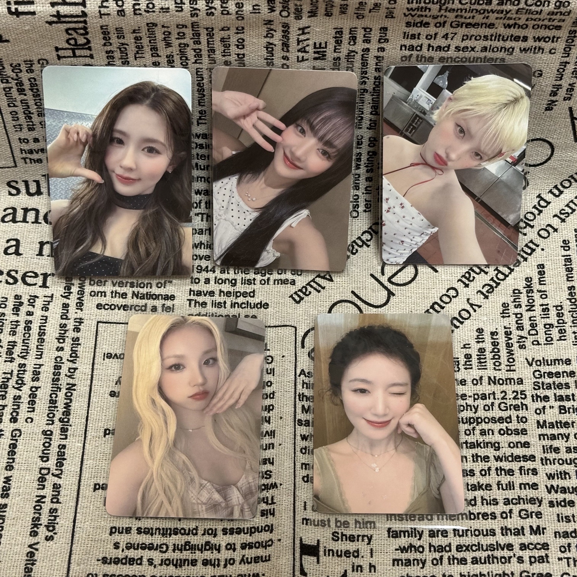 i-dle 飯迷2.0 薇娟 Minnie 米妮 小娟 雨琦 舒華 套出 單卡