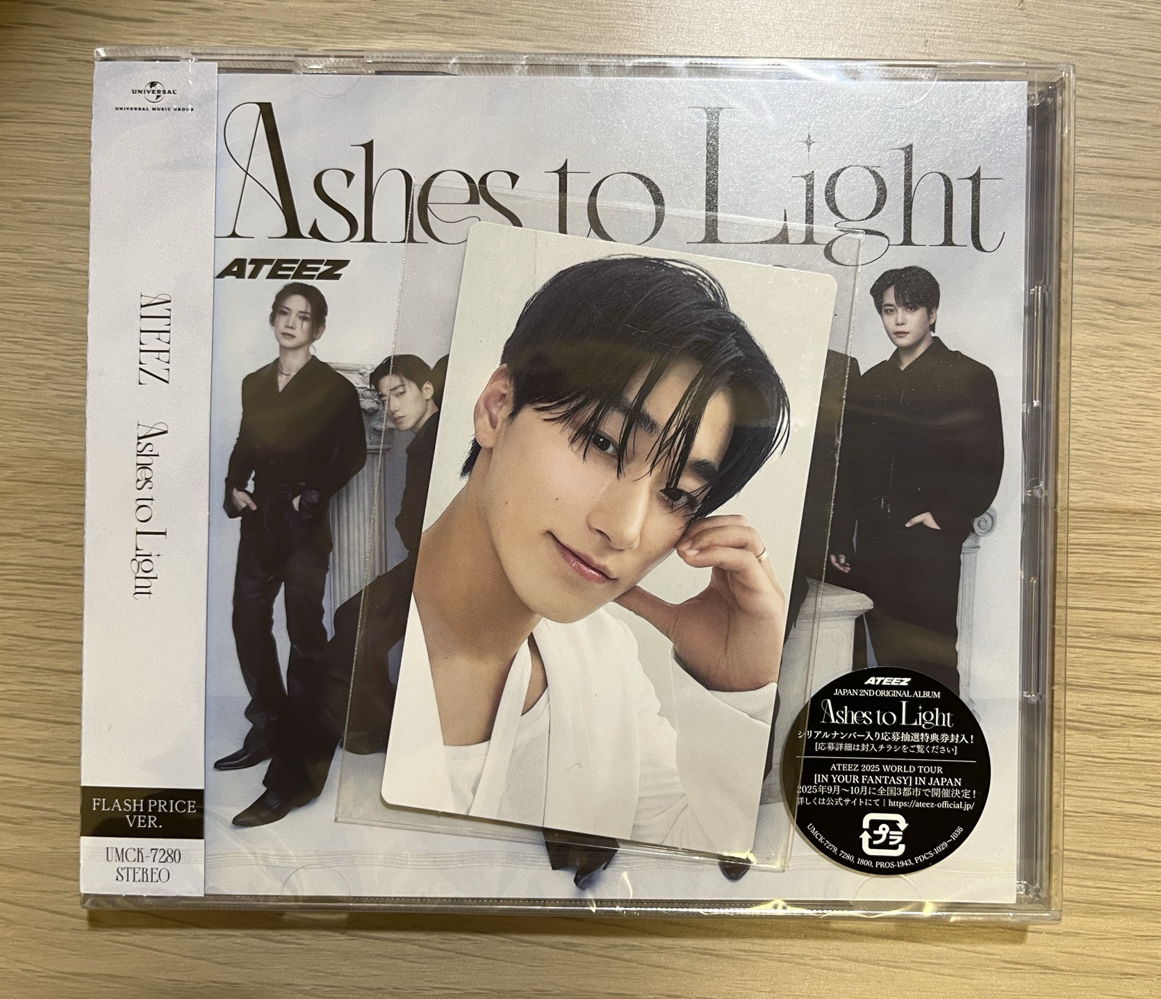Ashes to Light 全新未拆FP盤+初回盤專卡 傘