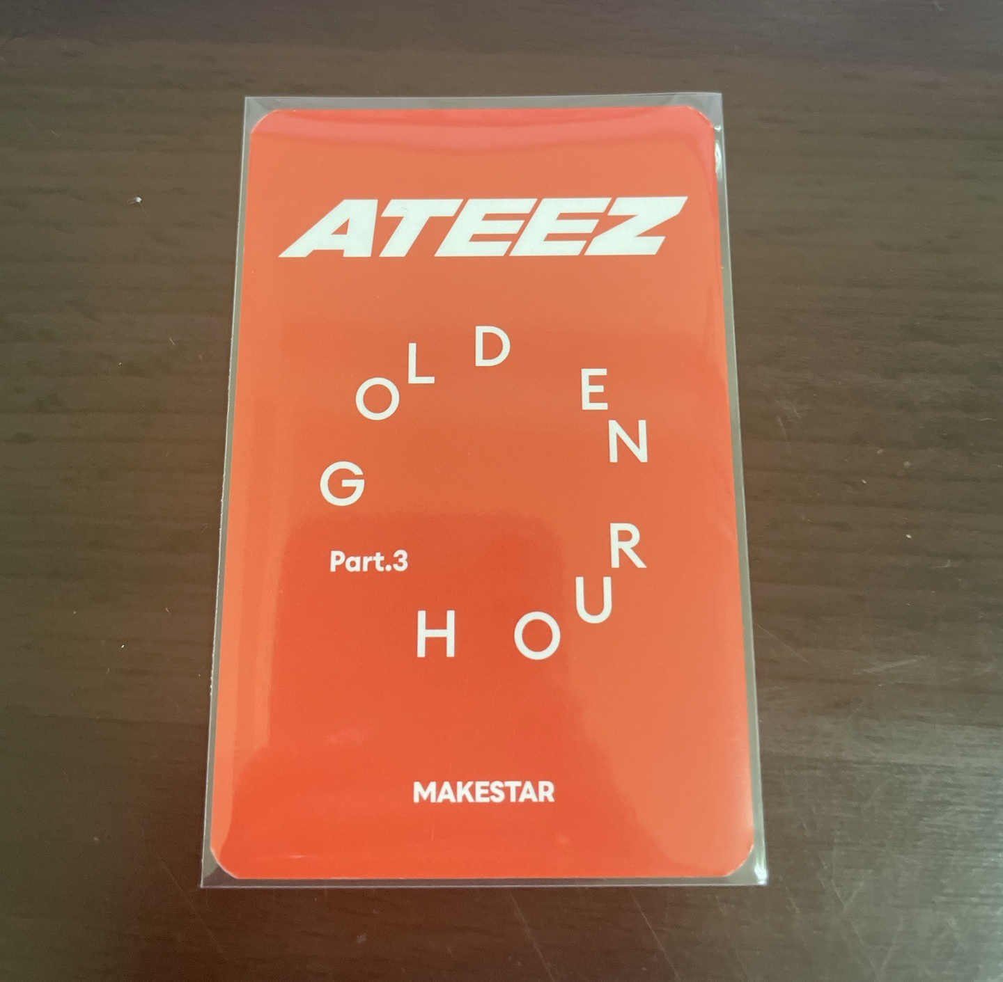 ATEEZ GOLDEN HOUR:Part.3 MAKESTAR 特典卡 崔鍾浩