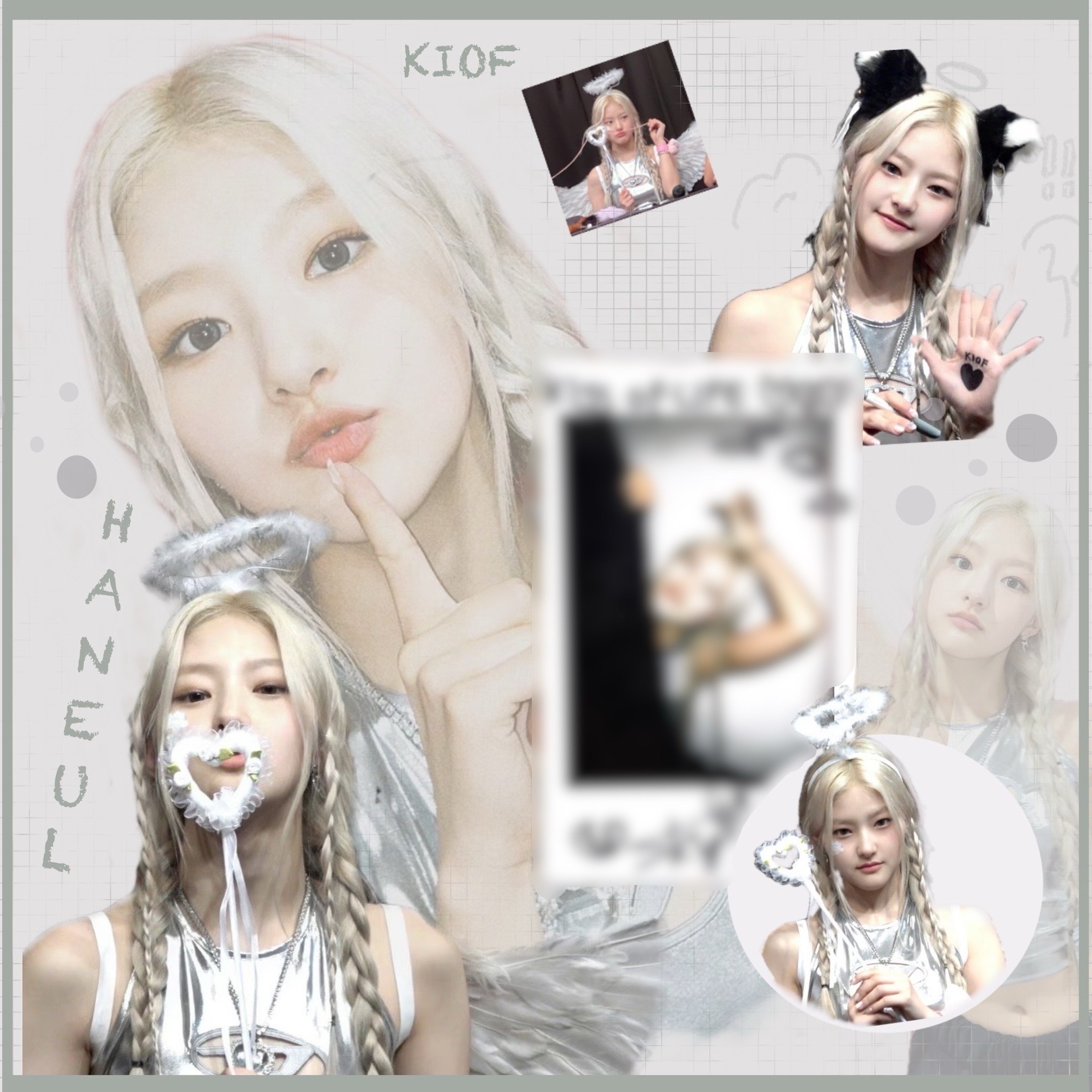 Haneul k4未公開親簽拍立得