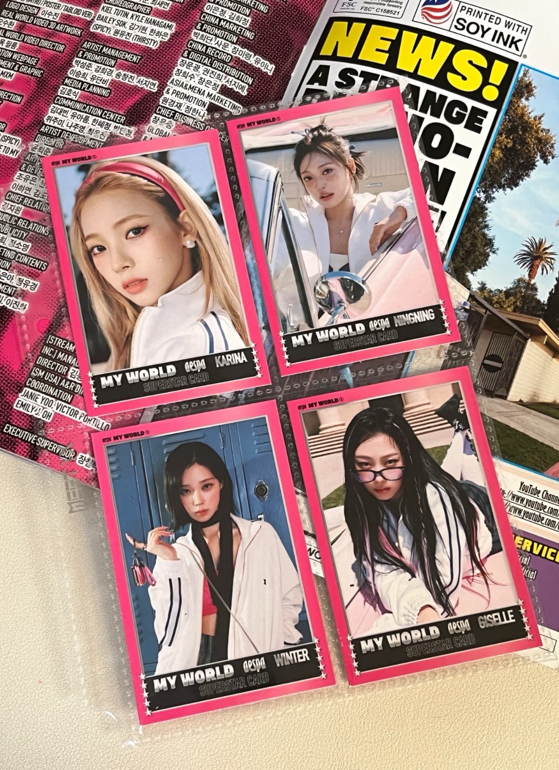 My World zine版專卡一套