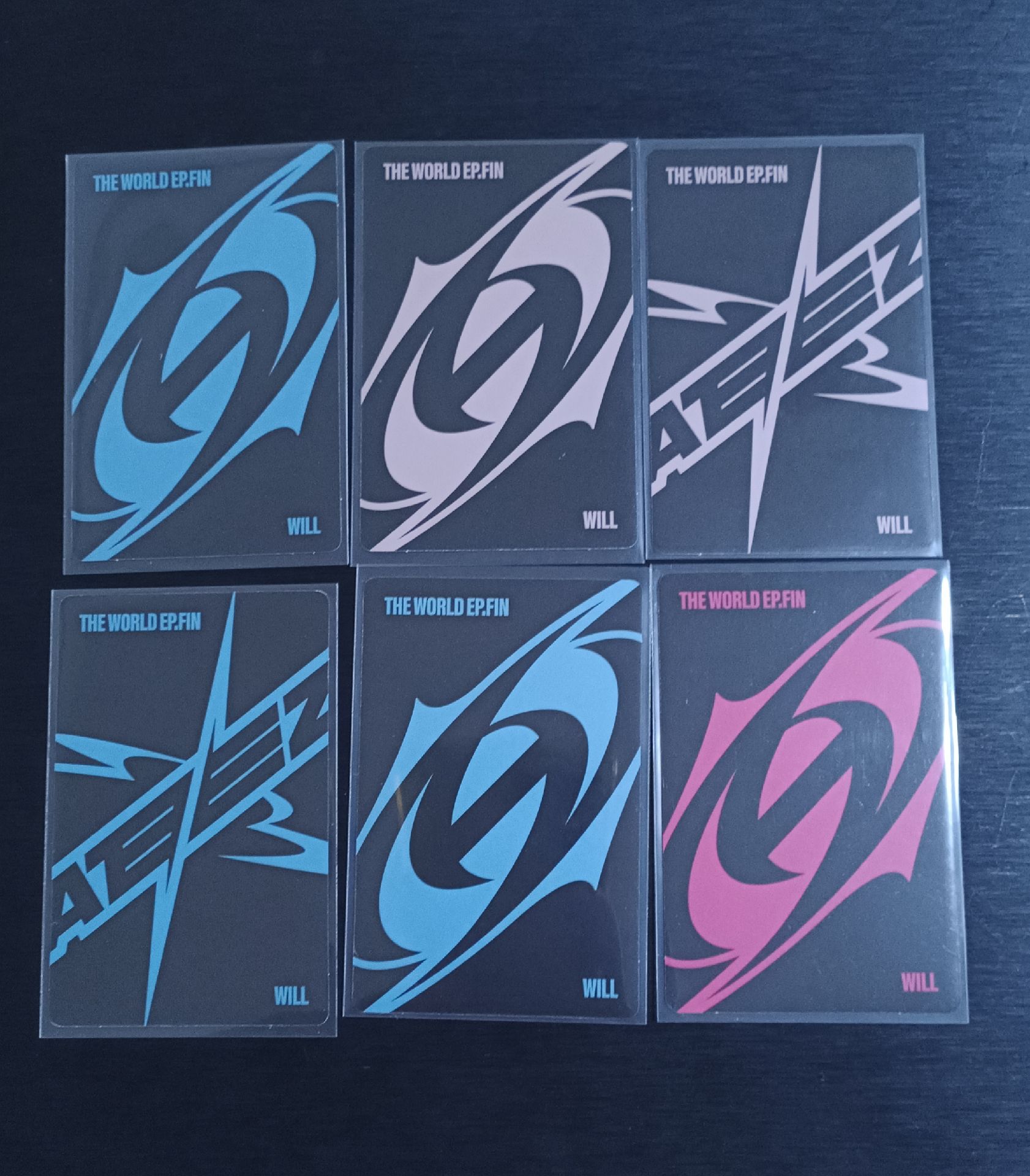 ATEEZ 星化 傘 小卡 含藍版專(有貼紙+CD) 整圖售