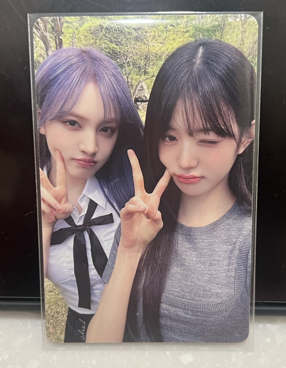 IVE LIZ Wonyoung DICON D社雜誌卡 A ver. 雙人卡 栗子 員瑛