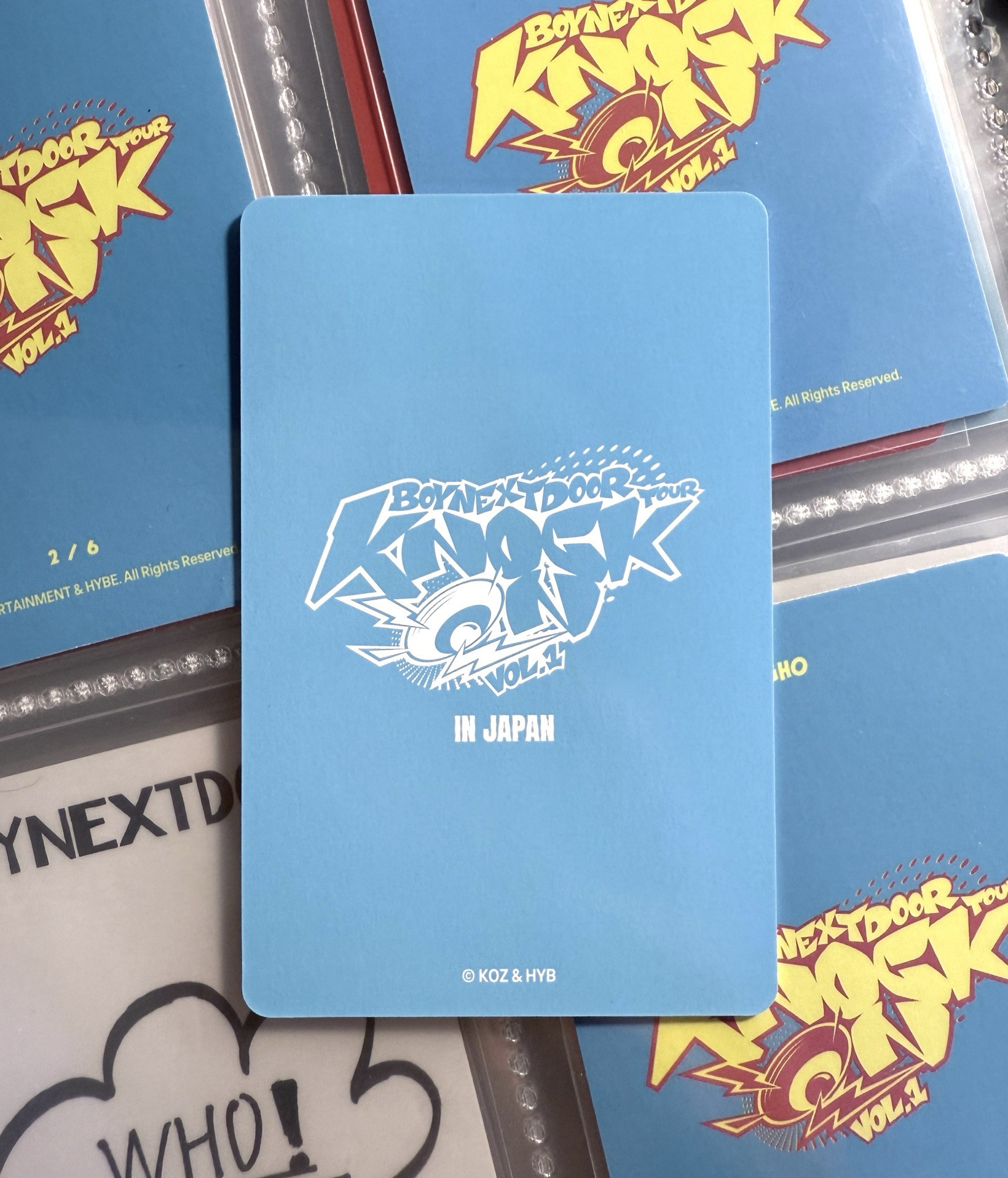 ❇️ Knock on 日巡 隨機卡 官拍 明宰鉉