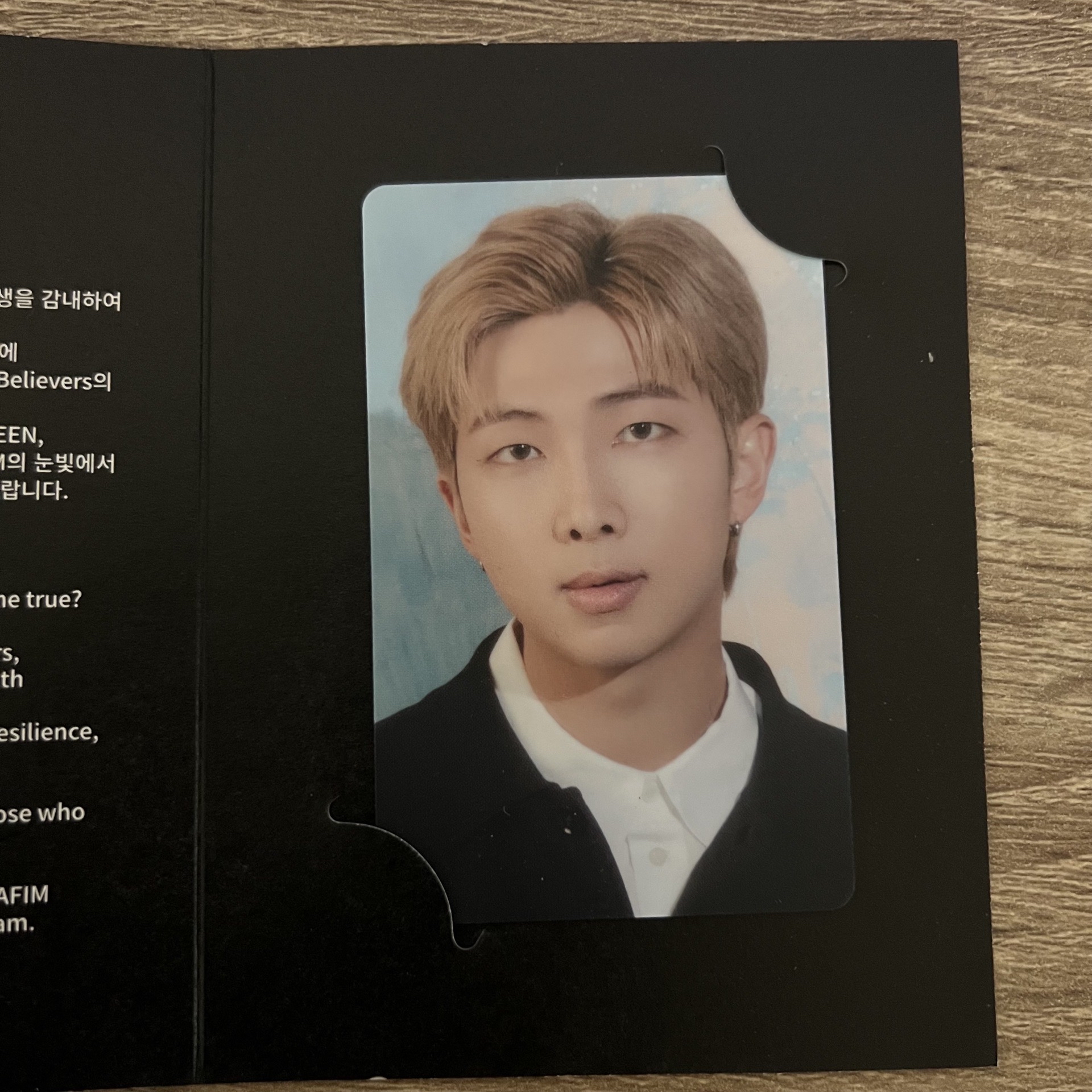 BTS 防彈少年團 the daydream believers 展覽 票卡 入場卡 南俊RM