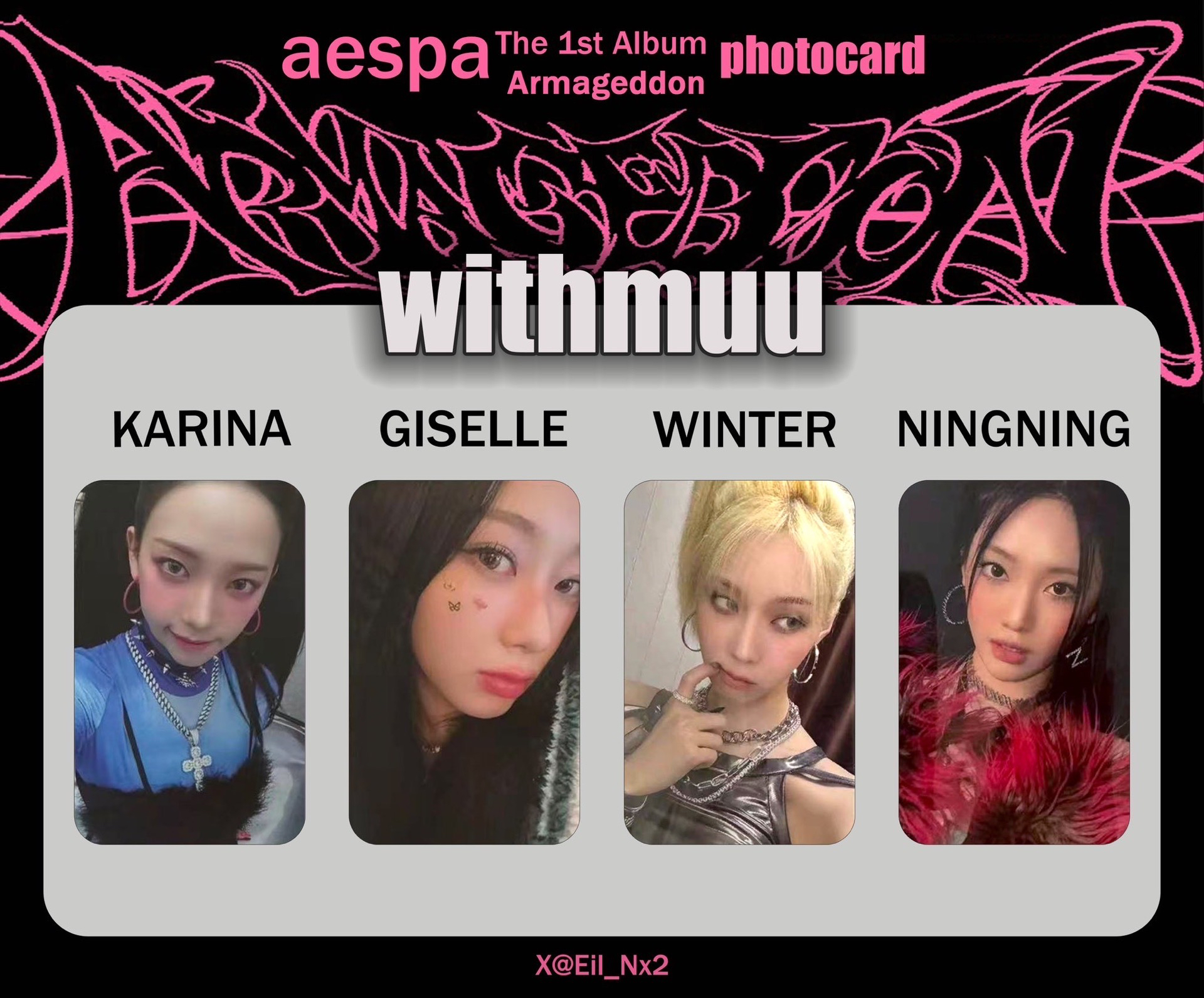 withmuu 預售特典卡