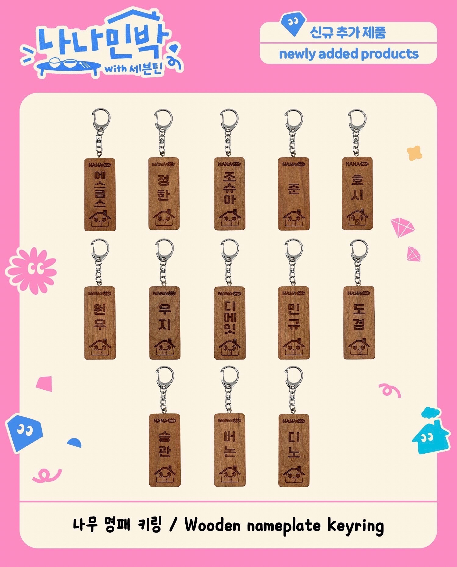 現貨 NANA BNB 門牌鑰匙圈