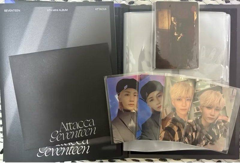SEVENTEEN 迷9 Attacca 淨漢 JEONGHAN 特典 小卡 + 克拉盤全專