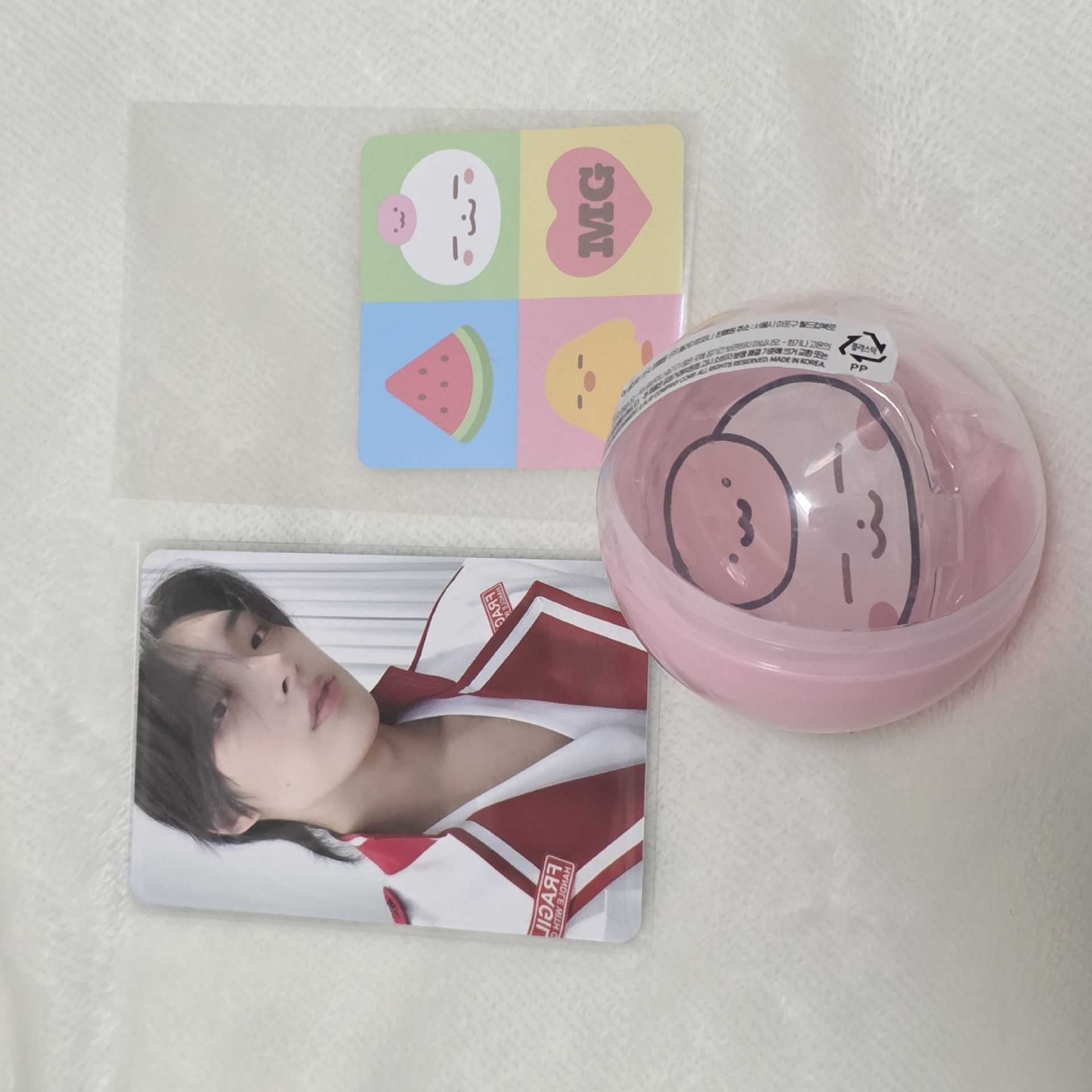 8ROOM快閃店 旼琦 旼糕立牌 滿額貼紙 ANITEEZ滿額卡