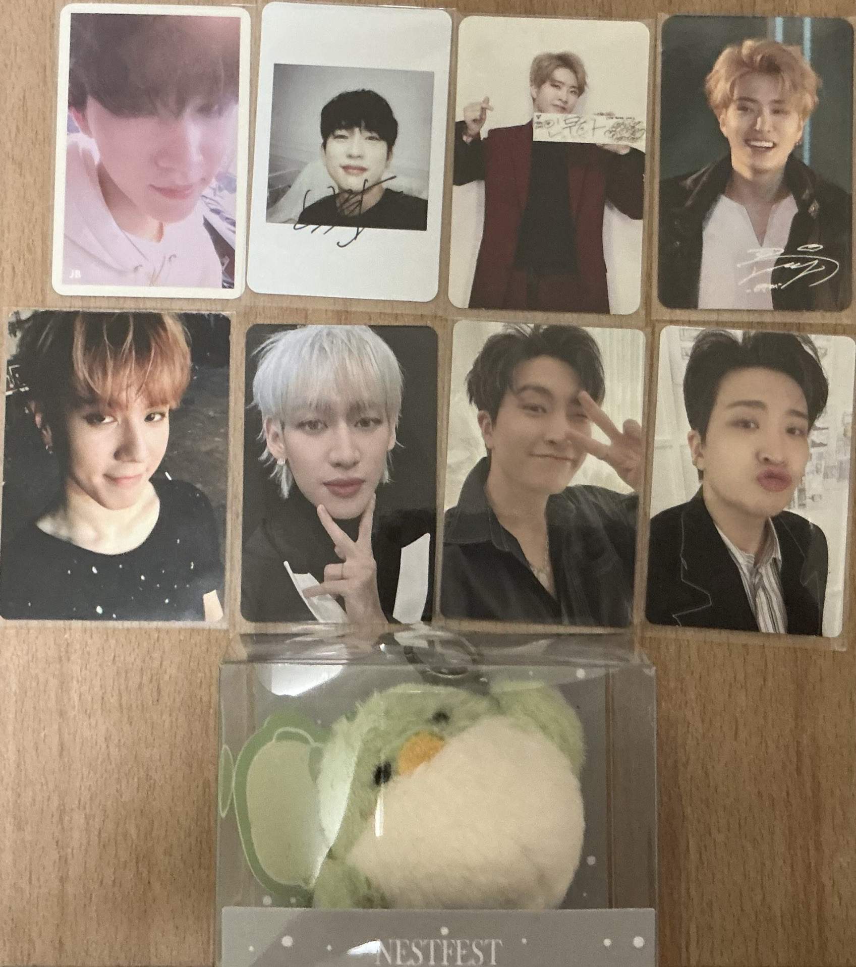 GOT7 韓場鳥寶寶吊飾+Bambam滿額+綁卡整圖一起售