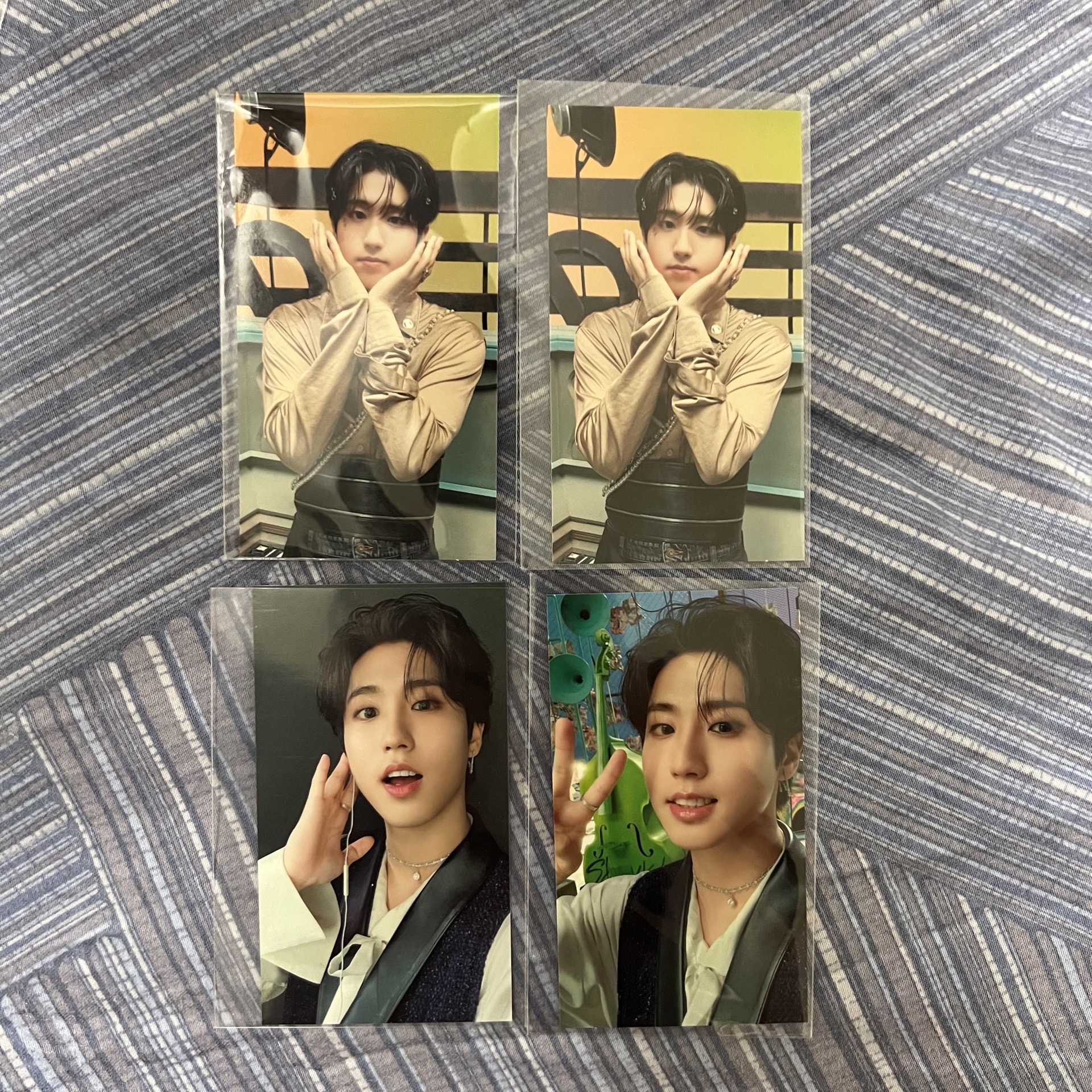 Stray kids 日專 The sound 初回B 小卡 專卡 HAN 知城