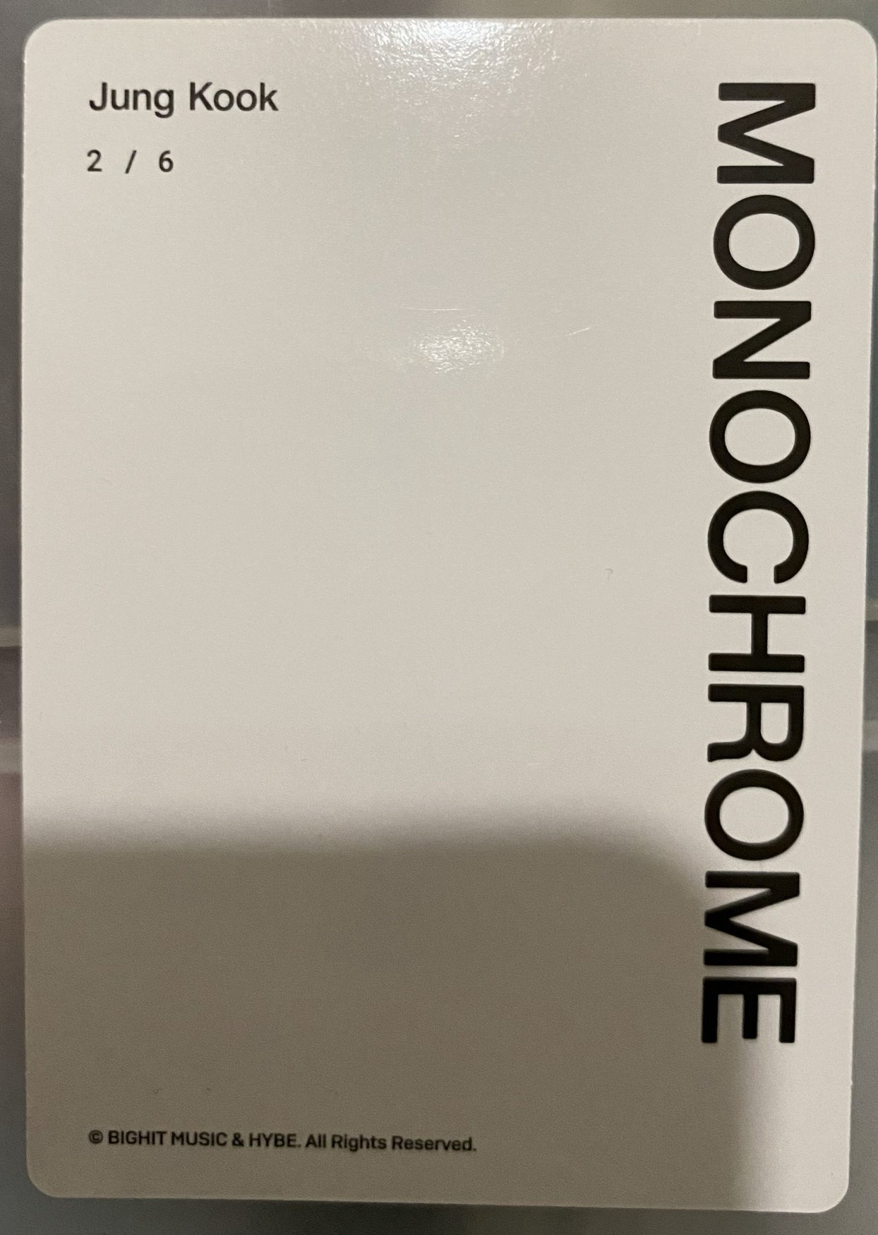 柾國 MNCR展 隨機卡 