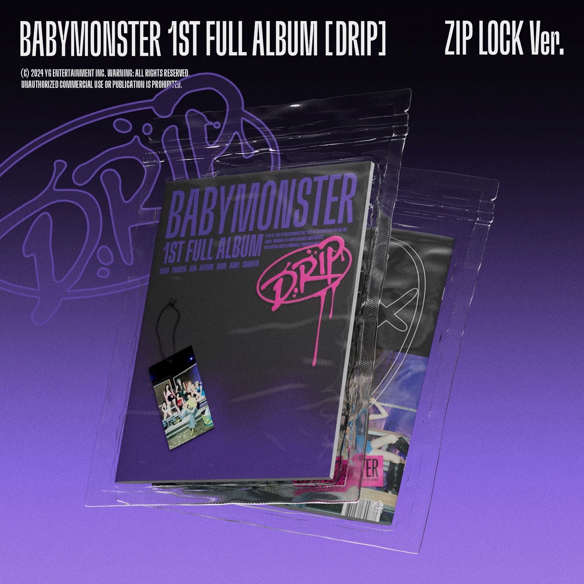 BABYMONSTER｜1st FULL ALBUM [DRIP] ZIP LOCK Ver.