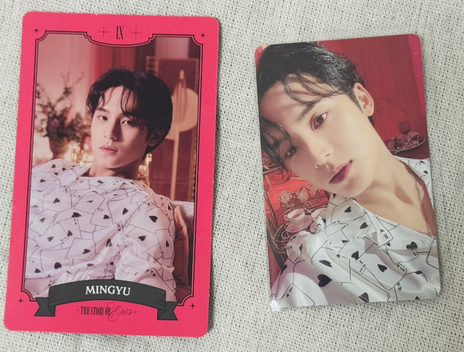 SEVENTEEN 珉奎 Mingyu 2023年曆小卡 塔羅牌卡 