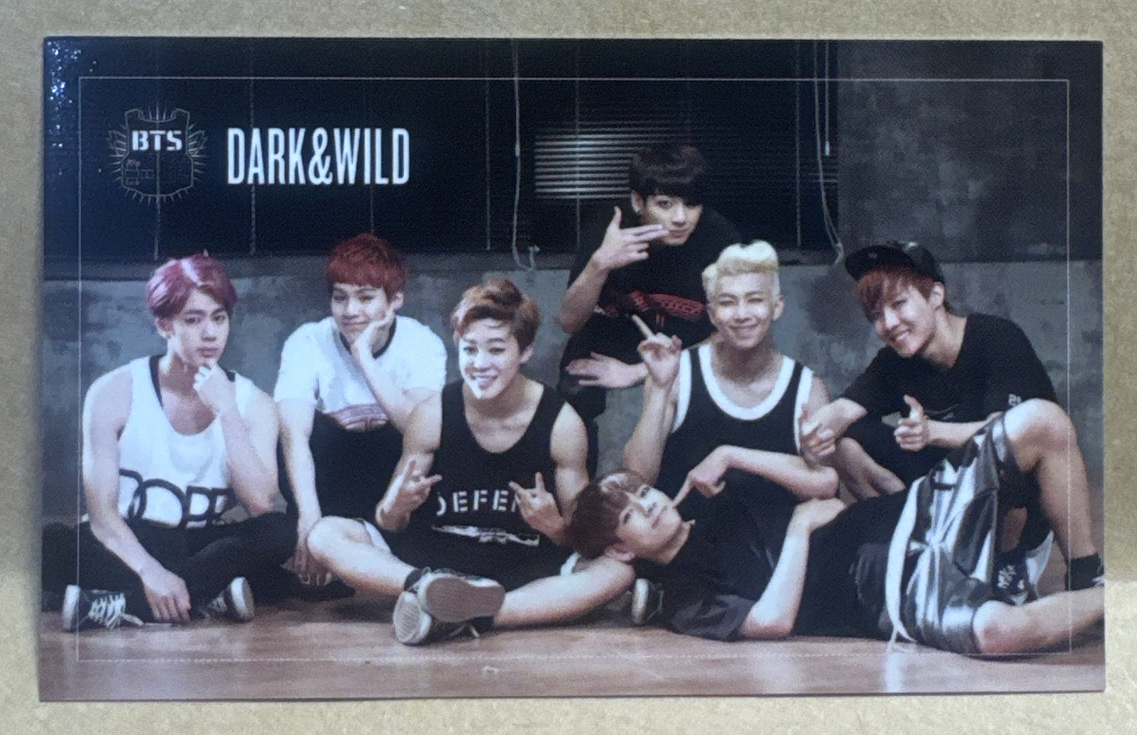 防彈少年團 DARK & WILD-團卡