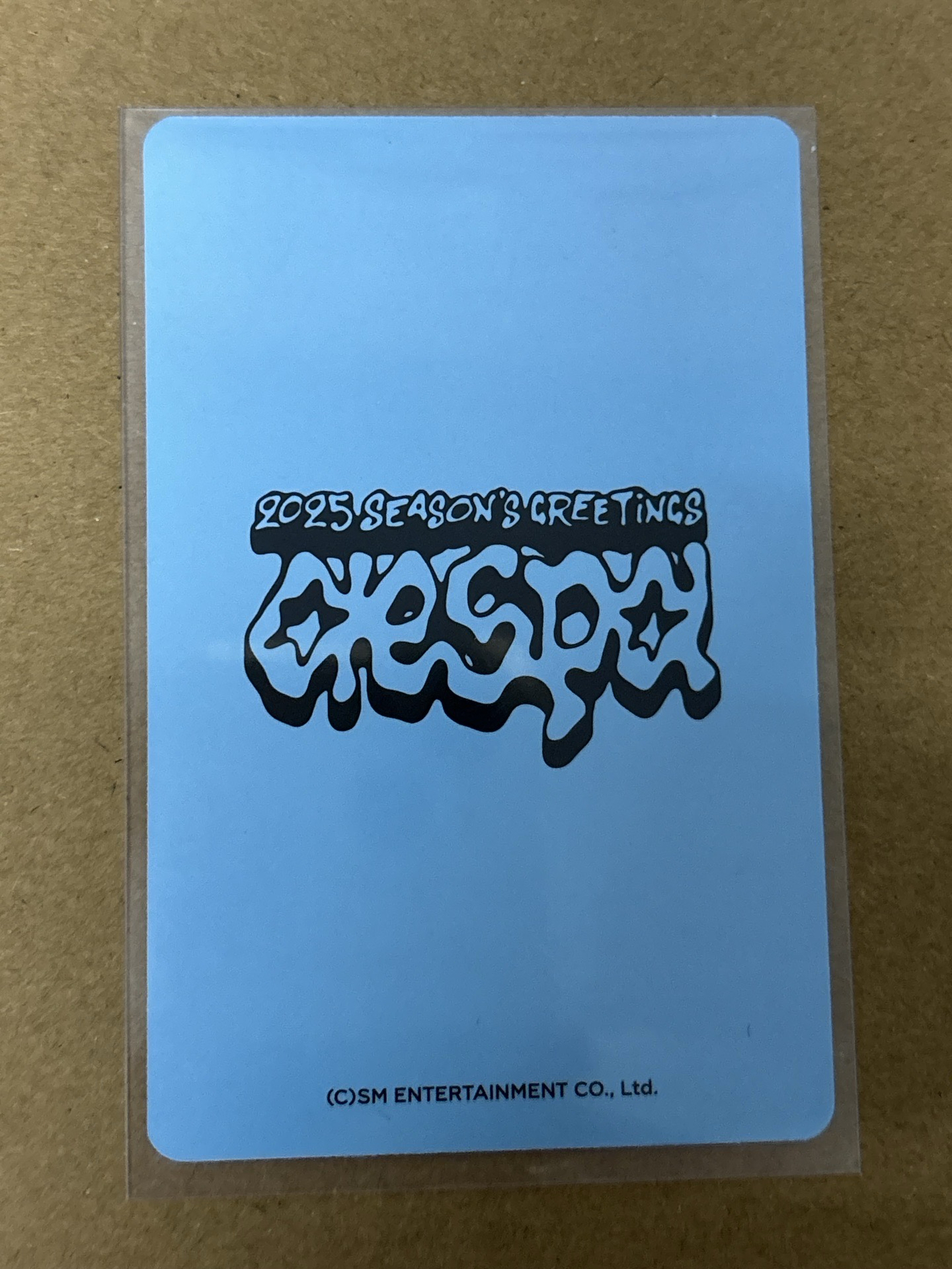 aespa Karina 柚子 2025年曆 am 特典卡 25年曆 特典柚