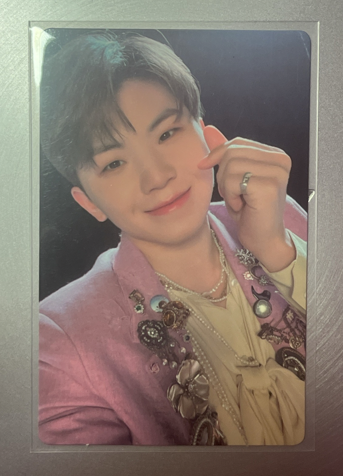 正四 油彩盤 勳 woozi 