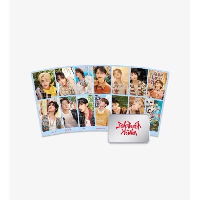 SEVENTEEN SEVENTEENTH HEAVEN 周邊 小卡組 拍立得組