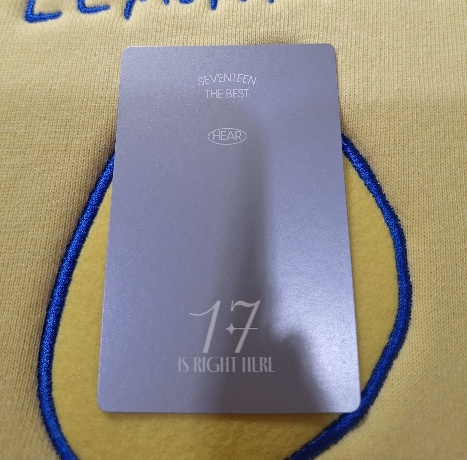 17 is right here hear ver. mingyu