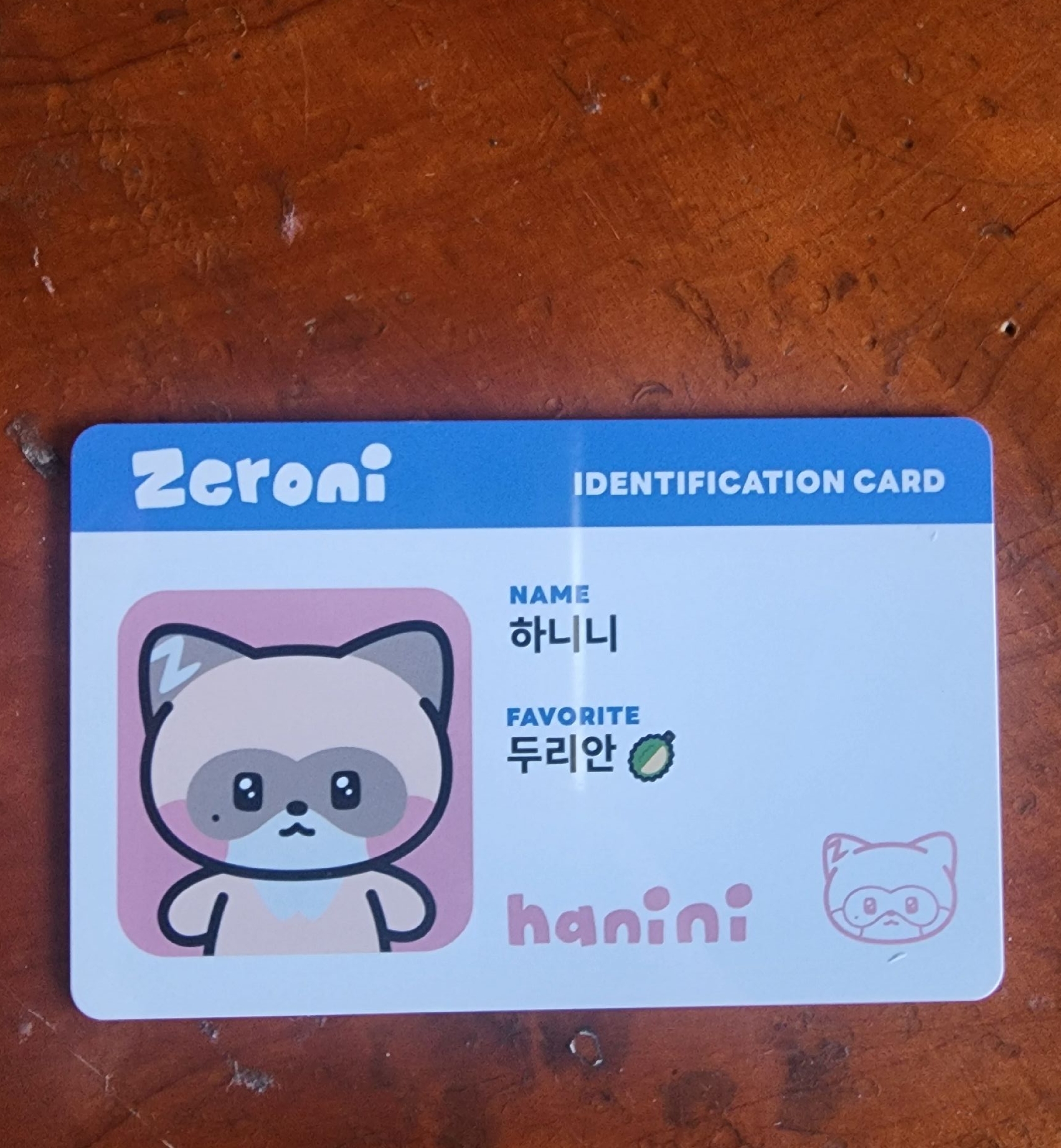 wvs zeroni 周邊卡 香氛卡 - HANINI